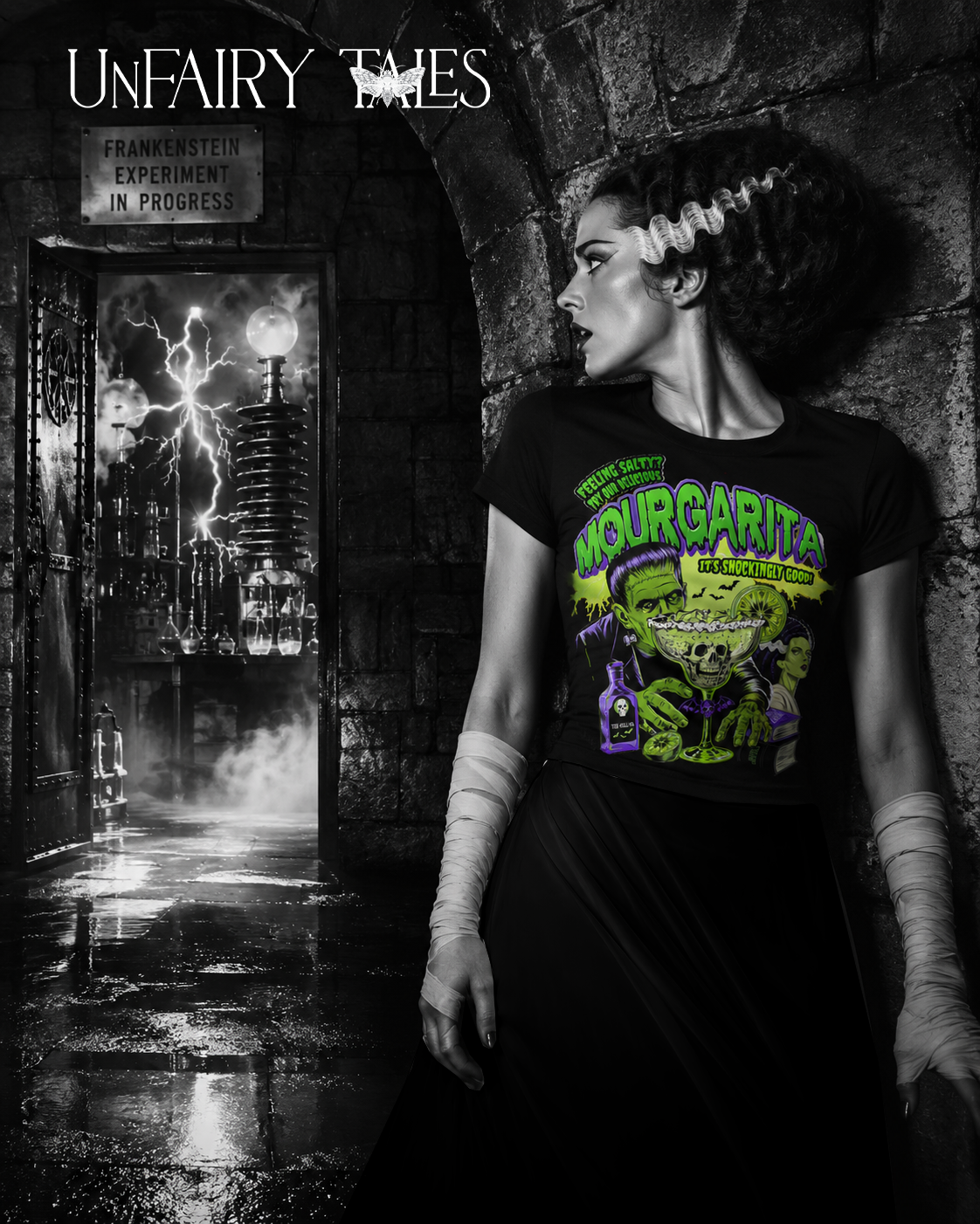 Mourgarita Frankenstein Margarita T-Shirt – Vintage Horror Graphic Tee