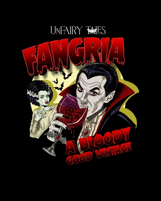 Classic Dracula, hand drawn illustration