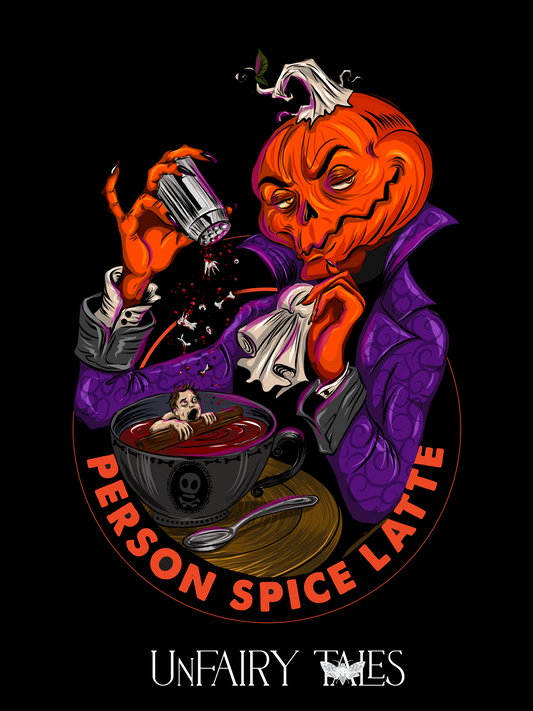 Pumpkin Spice Latte Tee-'Person Spice Latte' Halloween Pumpkin Coffee Shirt