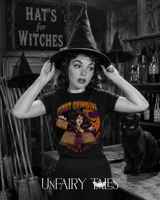 Pinot Grimoire Vintage Horror T-Shirt