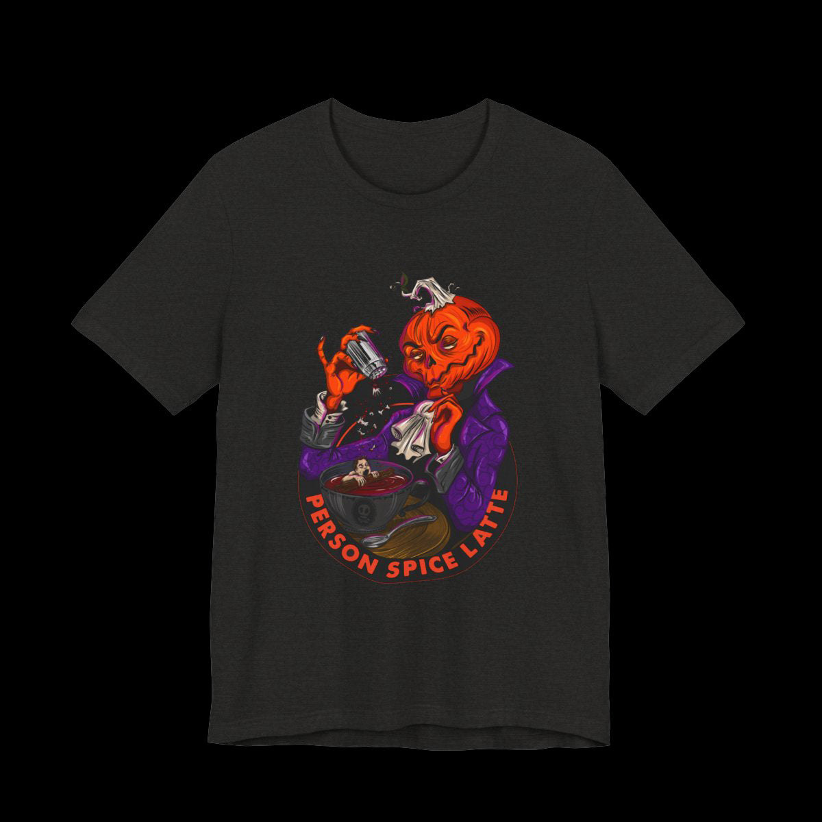 Pumpkin Spice Latte Tee-'Person Spice Latte' Halloween Pumpkin Coffee Shirt